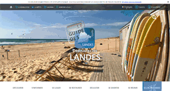 Desktop Screenshot of guide-des-landes.com